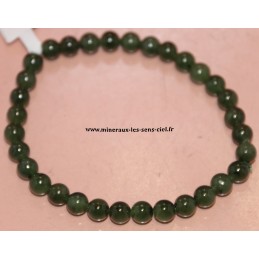 Bracelet Boules 6mm Jade Néphrite