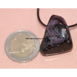 pendentif pierre roulée sugilite AA