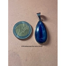 pendentif disthen cyanite monté sur argent