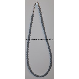 Collier Boules 6mm Angélite...