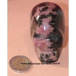 Crâne en Rhodonite 309grs