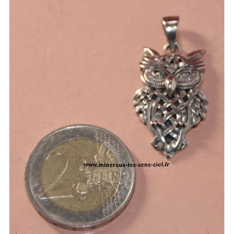 Pendentif Chouette en argent