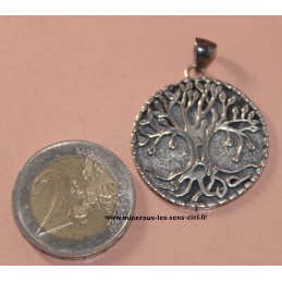 Pendentif Arbre de Vie Argent 30mm