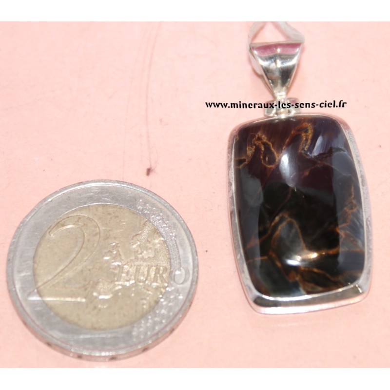 Pendentif  Pietersite sur Argent