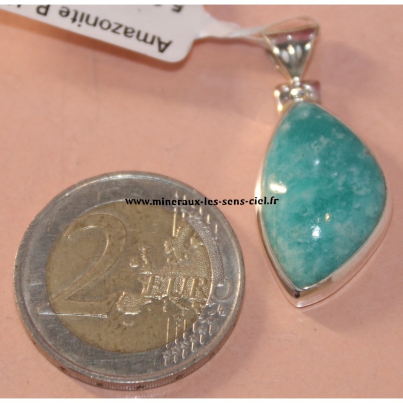 Pendentif Amazonite sur Argent