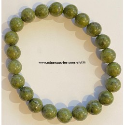 Bracelet Boules 8mm Epidote