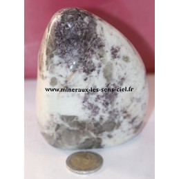 bloc lépidolite poli du Madagascar