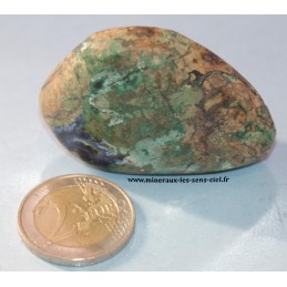 azurite malachite galet pierre roulée