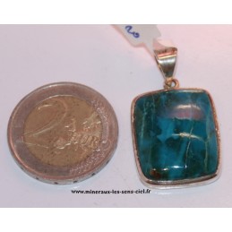 pendentif chrysocolle sur argent