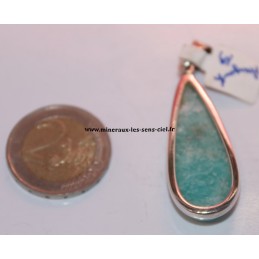 pendentif amazonite en argent