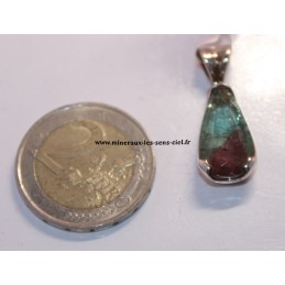 pendentif tourmaline melon d'eau