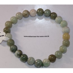 Bracelet Boules 6mm Jade de...